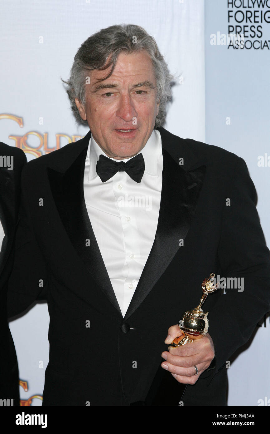 Robert De Niro an der 68TH GOLDEN GLOBES AWARDS - Presse. Die Veranstaltung wurde im Beverly Hilton Hotel in Beverly Hills, CA am Sonntag, 16. Januar 2011. Foto von AJ Garcia/PictureLux Datei Referenz # 30825 464 Nur für den redaktionellen Gebrauch - Alle Rechte vorbehalten gehalten Stockfoto