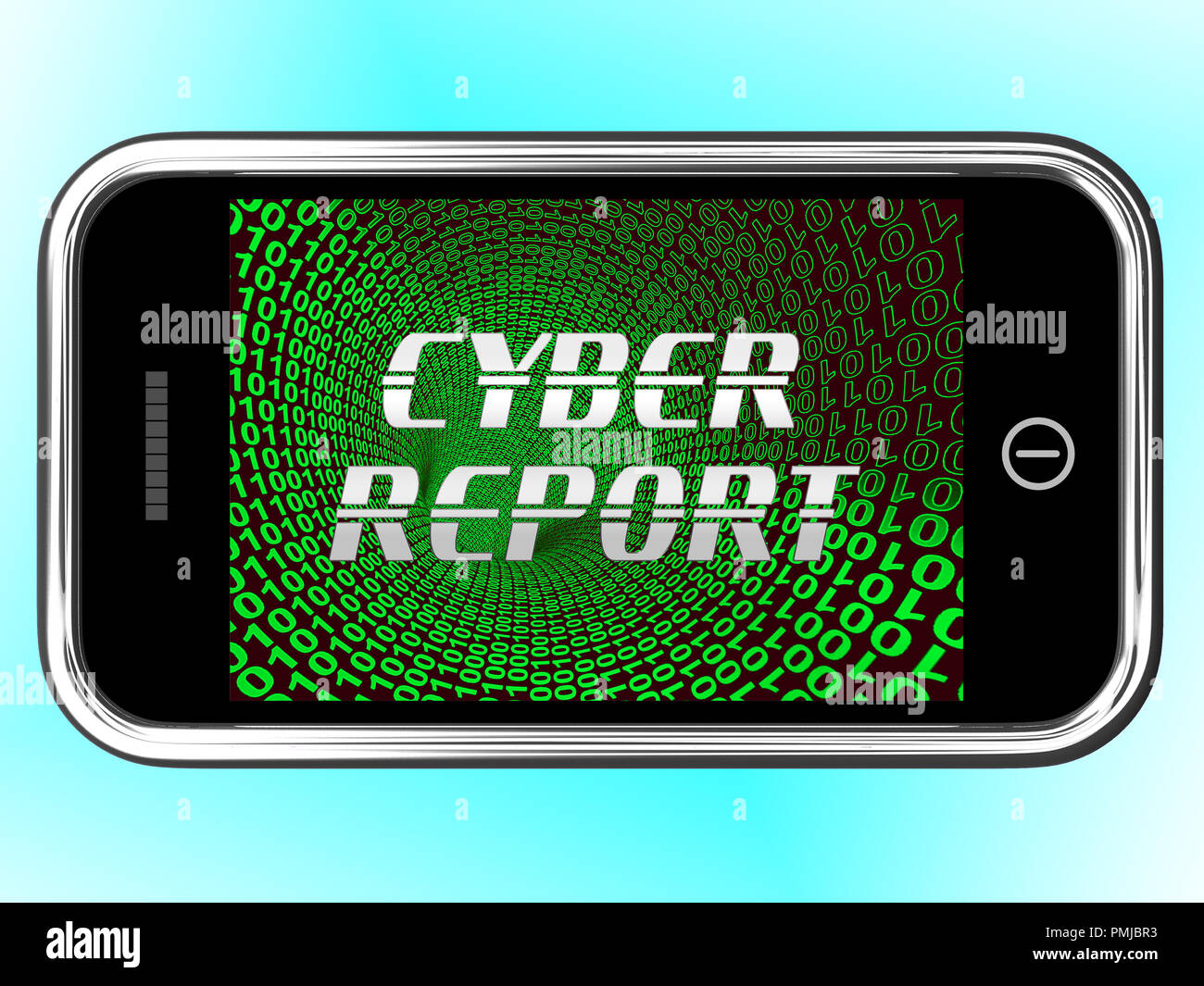 Cyber Bericht digitale Analytics Ergebnisse 3D Rendering zeigt, Cloud Computing oder virtuellen Netzwerk Analyse und Überprüfung Stockfoto