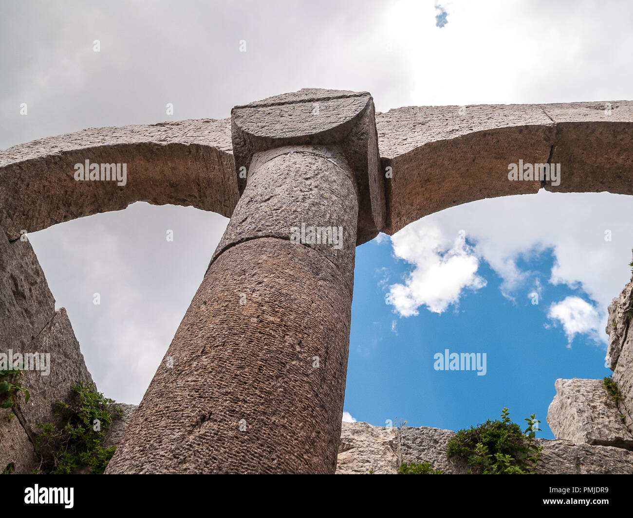 Krak des Chevaliers, ehemals Crac de l'Ospital ist ein Kreuzritter Burg in Syrien und eine der wichtigsten mittelalterlichen Burgen der Welt. Stockfoto