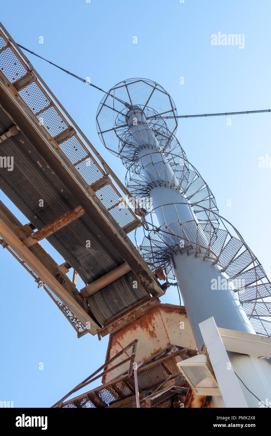 Kalk und Mörtel Werke (Kalk- og Mørtelvaerket), Kalkbraenderiloebskaj, Nordhavn, Kopenhagen, Dänemark, jetzt abgerissen Stockfoto