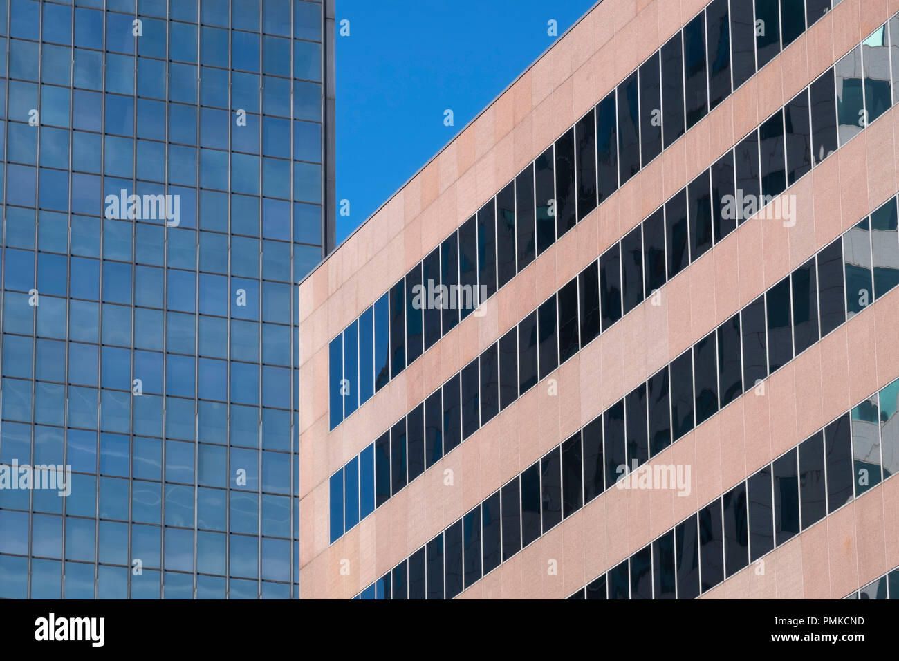 Architektur Detail in Bürogebäude, Birmingham, Alabama Stockfoto