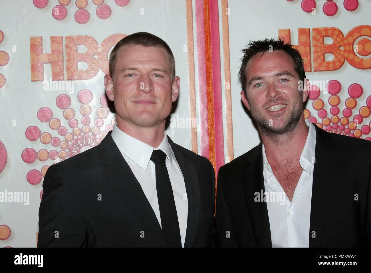 Philip Winchester und Sullivan Stappleton an der HBO-Post 63. jährliche Emmy Awards Party. Ankunft im Pazifik im Pacific Design Center in West Hollywood, CA, 18. September 2011 abgehalten. Foto: R.Anthony/PictureLux Stockfoto