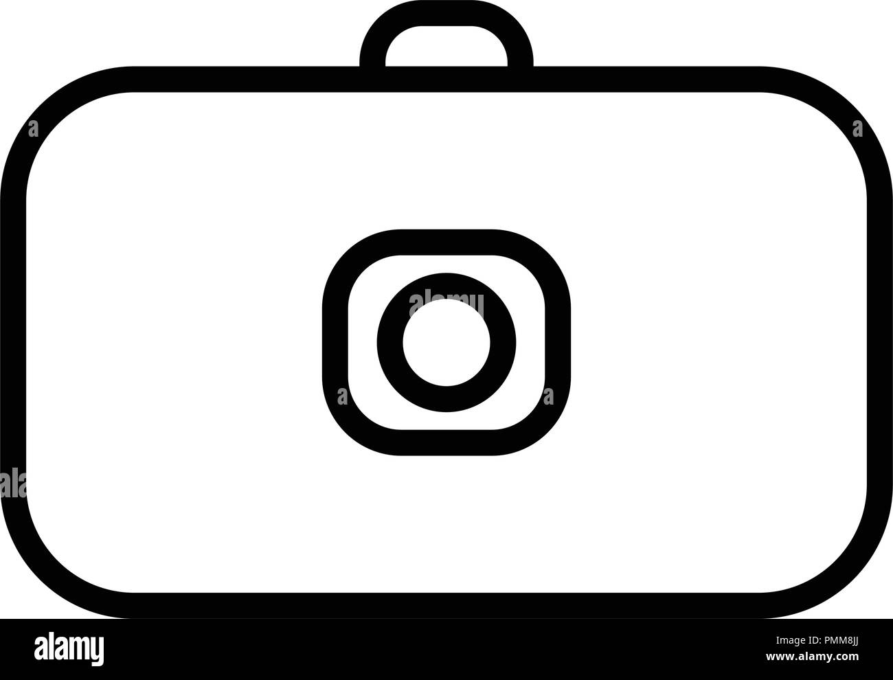 Foto Kamera lineare Design vector Symbol Stock Vektor