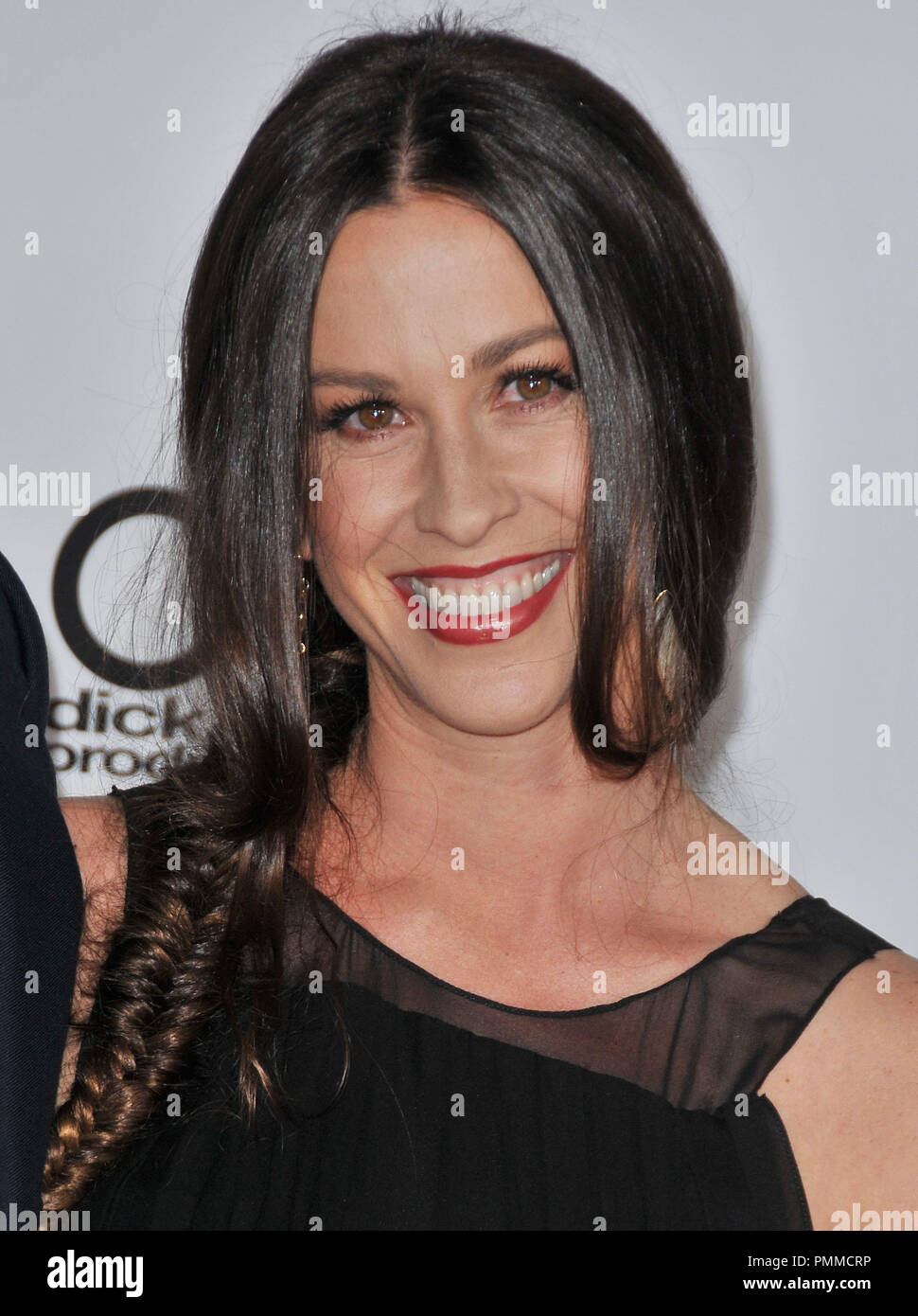 Alanis Morissette auf die Ankünfte der American Music Awards 2011 im Nokia Theatre L.A. Leben in Los Angeles, CA. Die Veranstaltung fand am Sonntag, 21. November 2011 statt. Foto von PRPP/PictureLux Stockfoto