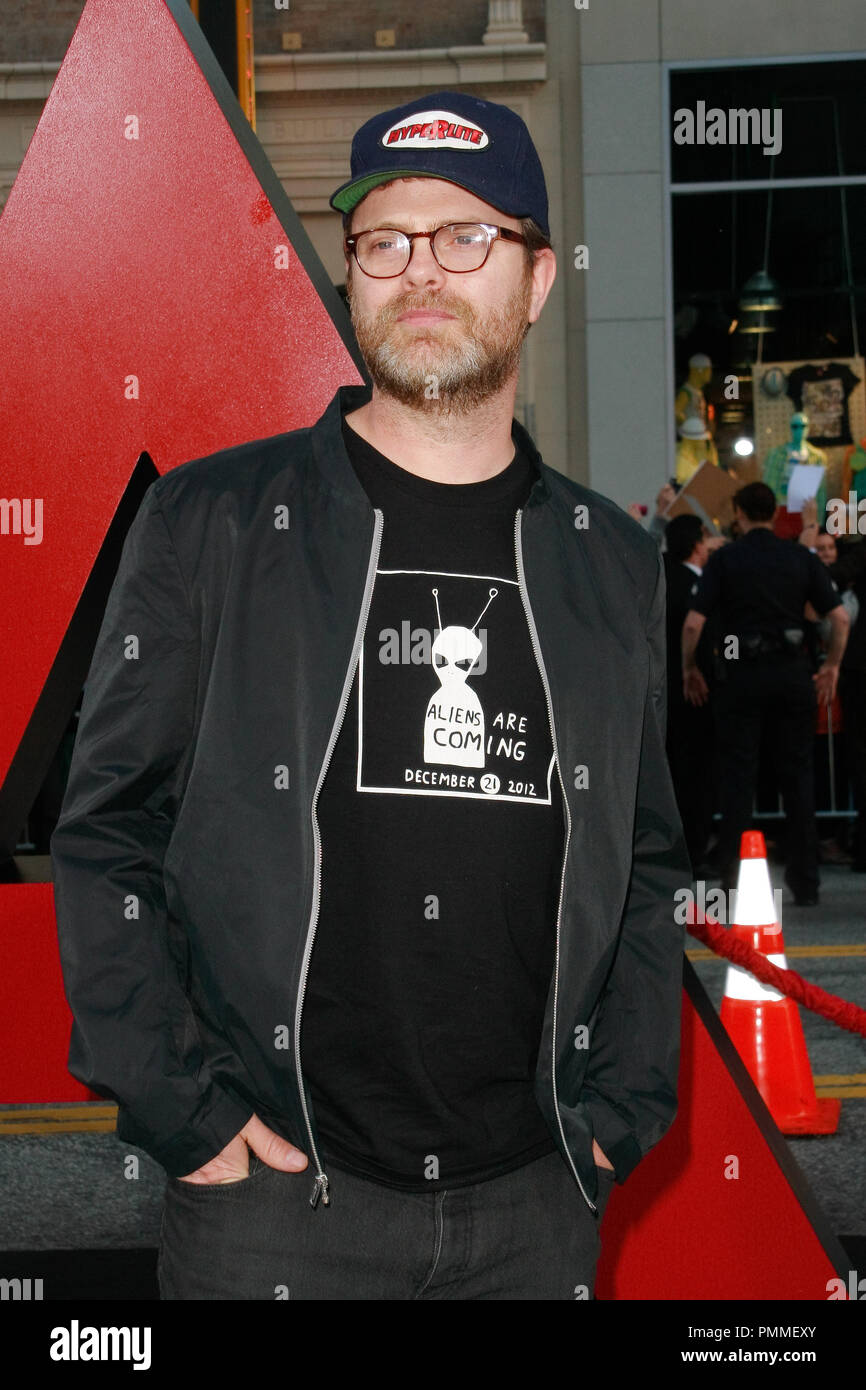 Rainn Wilson bei der Premiere von Warner Brothers Pictures'' der Kater Teil 2". Ankünfte am Grauman's Chinese Theater in Hollywood, CA, 19. Mai 2011 abgehalten. Foto von Joe Martinez/PictureLux Stockfoto