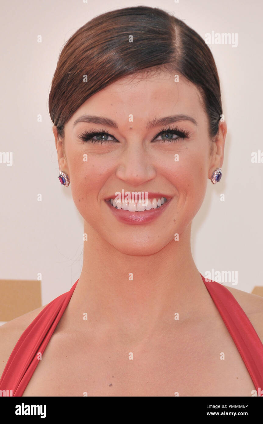 Adrianne Palicki auf der 63. jährlichen Primetime Emmy Awards - Ankunft auf der Nokia Plaza L.A. statt Leben in Los Angeles, CA. Die Veranstaltung fand am Sonntag, 18. September 2011. Foto von PRPP/PictureLux Stockfoto