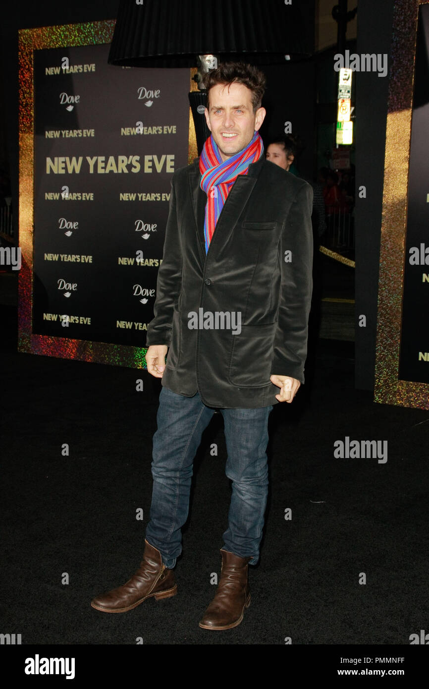 Joey Mcintyre bei der Weltpremiere von Warner Brothers Pictures' 'New Year's Eve'. Ankünfte am Grauman's Chinese Theater in Hollywood, CA, 5. Dezember 2011 statt. Foto von Joe Martinez/PictureLux Stockfoto
