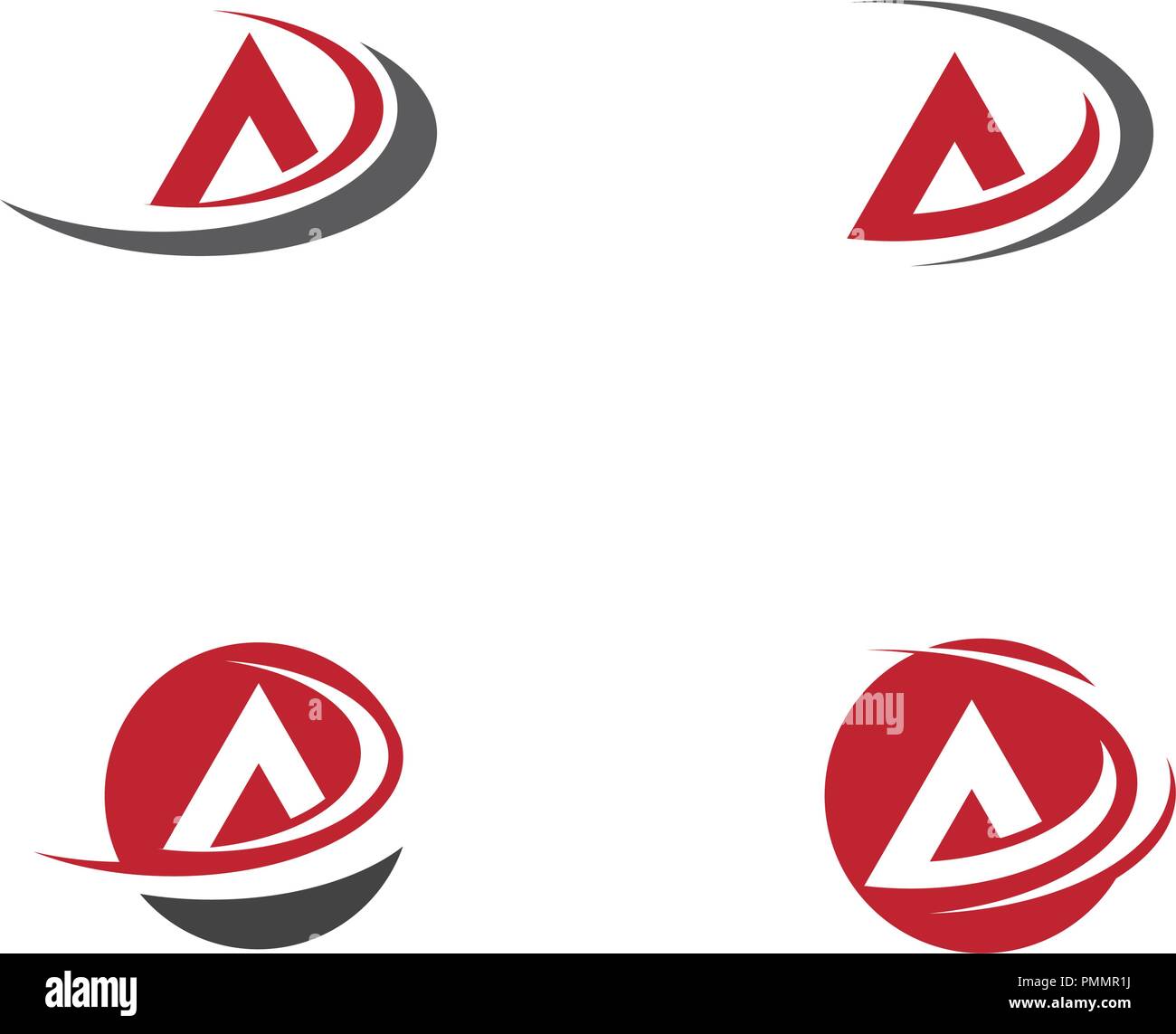 Einen Brief Logo Vorlage Vektor icon Abbildung design Stock Vektor