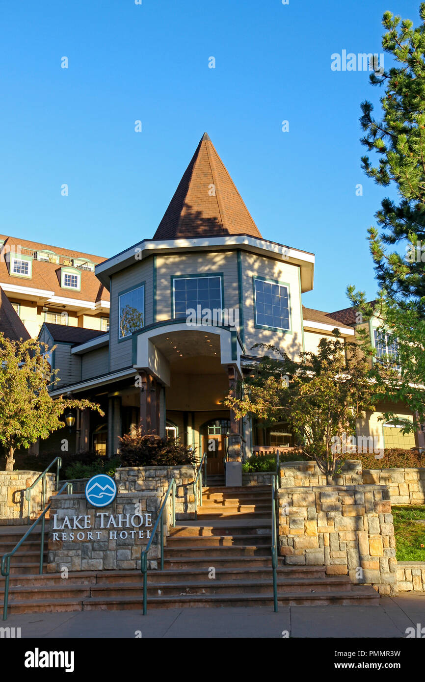 Lake Tahoe Resort Hotel, South Lake Tahoe, California, United States Stockfoto