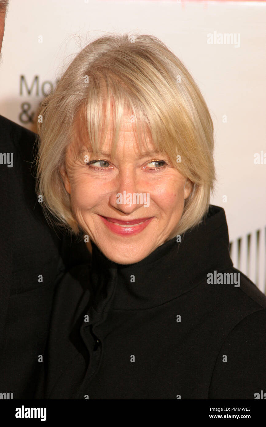 10/20/2007 Helen Mirren bei Star-Studded Abend feiern die Liebesaffäre zwischen Hollywood und dem Broadway" @ Sony Pictures, Stadium #30, Culver City Foto von Ima Kuroda/HNW/Picturelux Datei Referenz # 31374 028 HNW nur für redaktionelle Verwendung - Alle Rechte vorbehalten Stockfoto