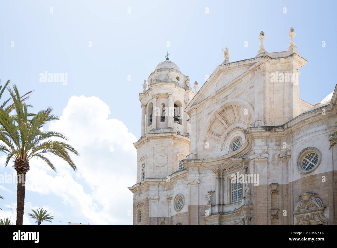 Detail der Dom (Kathedrale), Cadiz, Spanien Stockfoto