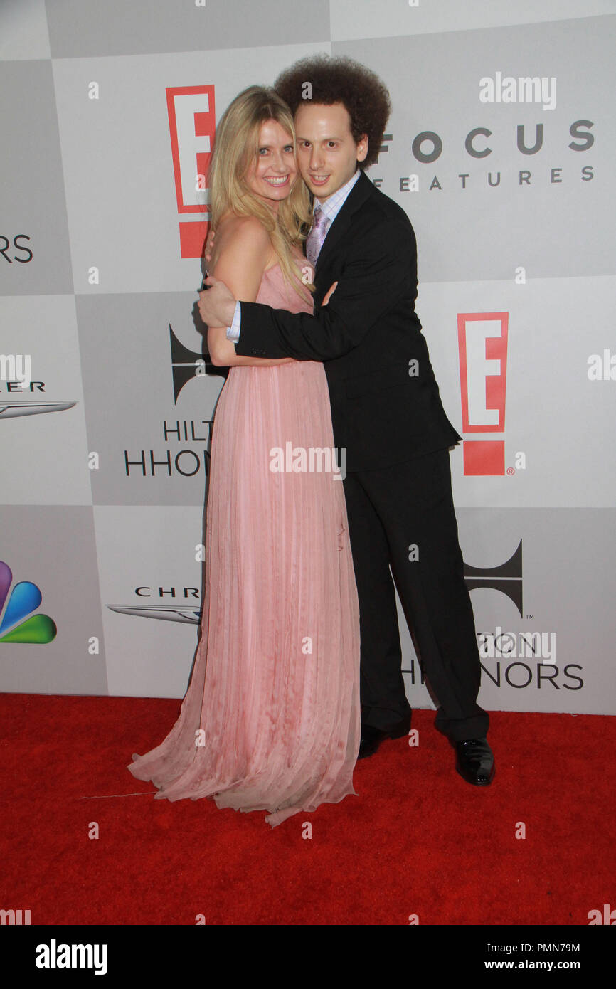 Tess Jagd; Josh Sussman 01/15/2012 Golden Globe NBC nach Partei 2012 statt im Beverly Hilton Hotel in Beverly Hills, CA. Foto von manae Nishiyama/HollywoodNewsWire.net/ PictureLuxt Stockfoto