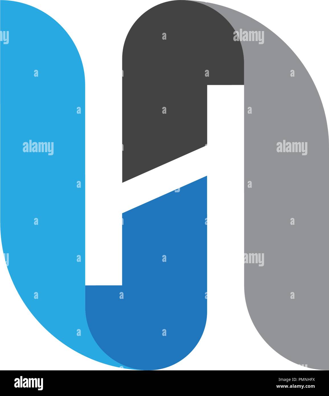 H Logo Template Design Vector Illustration Stock Vektor