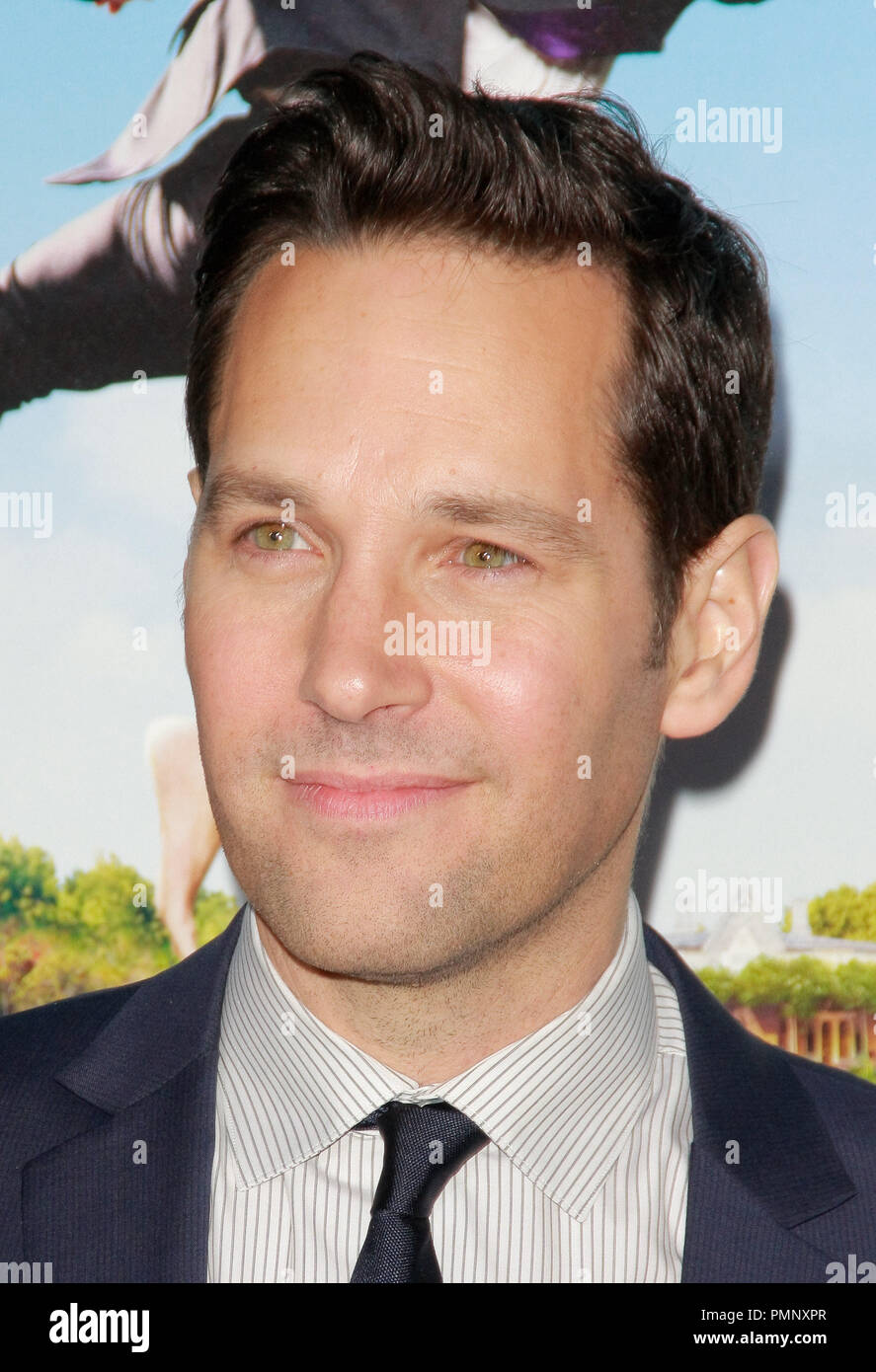 Paul Rudd bei der Premiere von Universal Pictures' "Wanderlust". Ankunft bei Mann Dorf Theater in Westwood, CA, 16. Februar 2012 gehalten. Foto von Joe Martinez/PictureLux Stockfoto