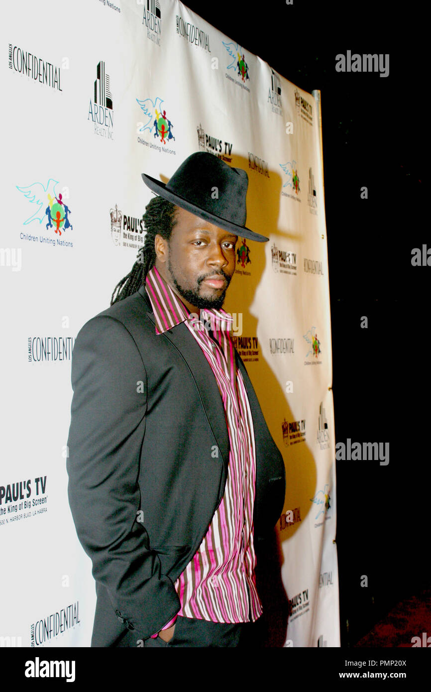 02/27/05 Wyclef Jean 2005 KINDER VEREINEN NATIONEN AUSZEICHNUNGEN FEIER & anzeigen Abendessen @ der Fabrik, West Hollywood Foto: Fukuko Kusakari/HNW Datei Referenz # 31461 026 HNW nur für redaktionelle Verwendung - Alle Rechte vorbehalten Stockfoto