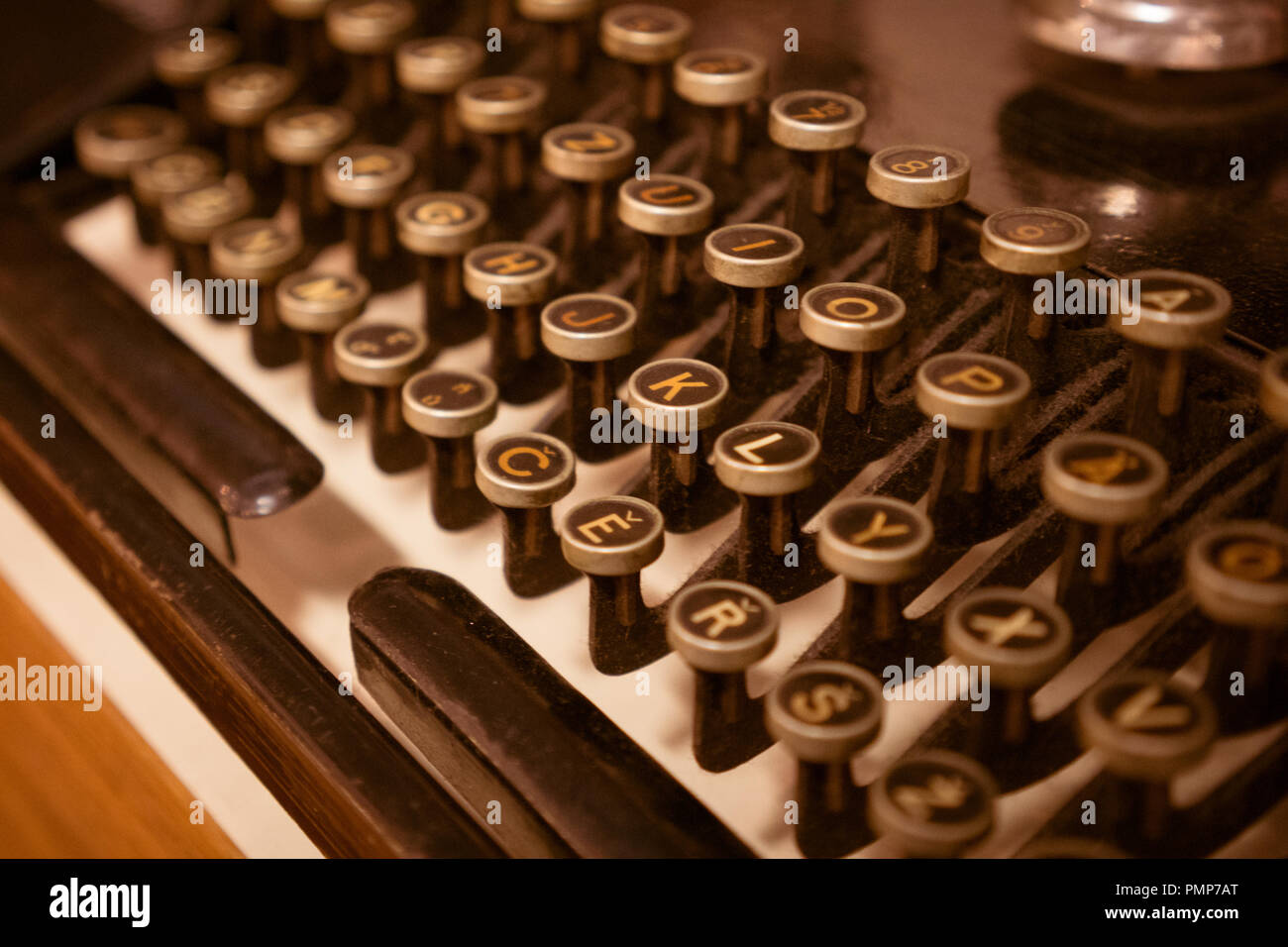 Tastatur vintage Computer Stockfoto