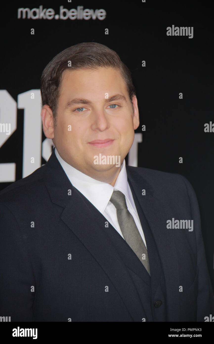 Jonah Hill 13.03.2012 "21 Jump Street" Premiere bei Grauman chinesischen Theatrein Hollywood, CA Foto von Izumi Hasegawa statt / HollywoodNewsWire.net Stockfoto