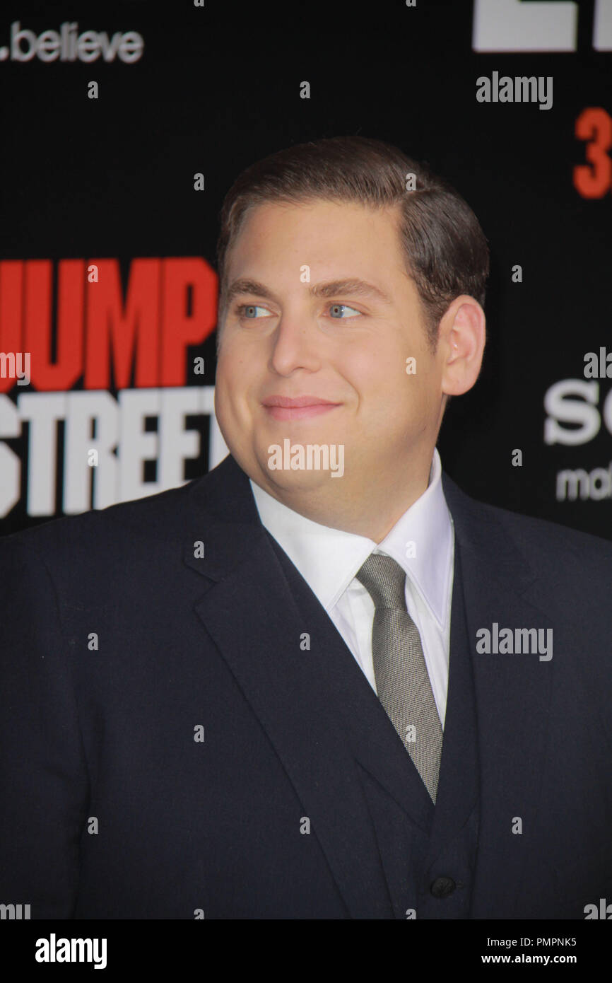 Jonah Hill 13.03.2012 "21 Jump Street" Premiere bei Grauman chinesischen Theatrein Hollywood, CA Foto von Izumi Hasegawa statt / HollywoodNewsWire.net Stockfoto
