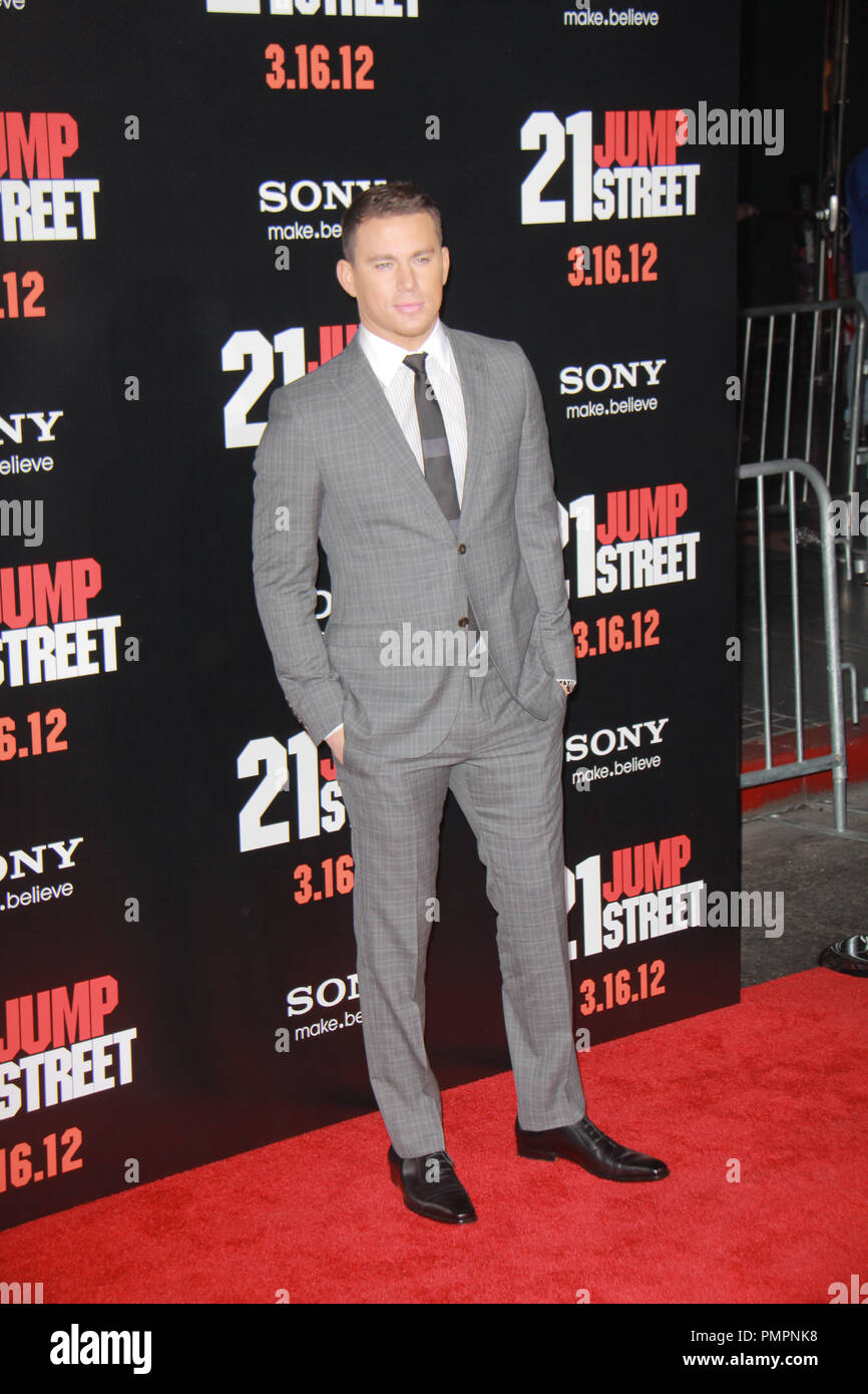 Channing Tatum 13.03.2012 "21 Jump Street" Premiere bei Grauman chinesischen Theatrein Hollywood, CA Foto von Izumi Hasegawa statt / HollywoodNewsWire.net Stockfoto