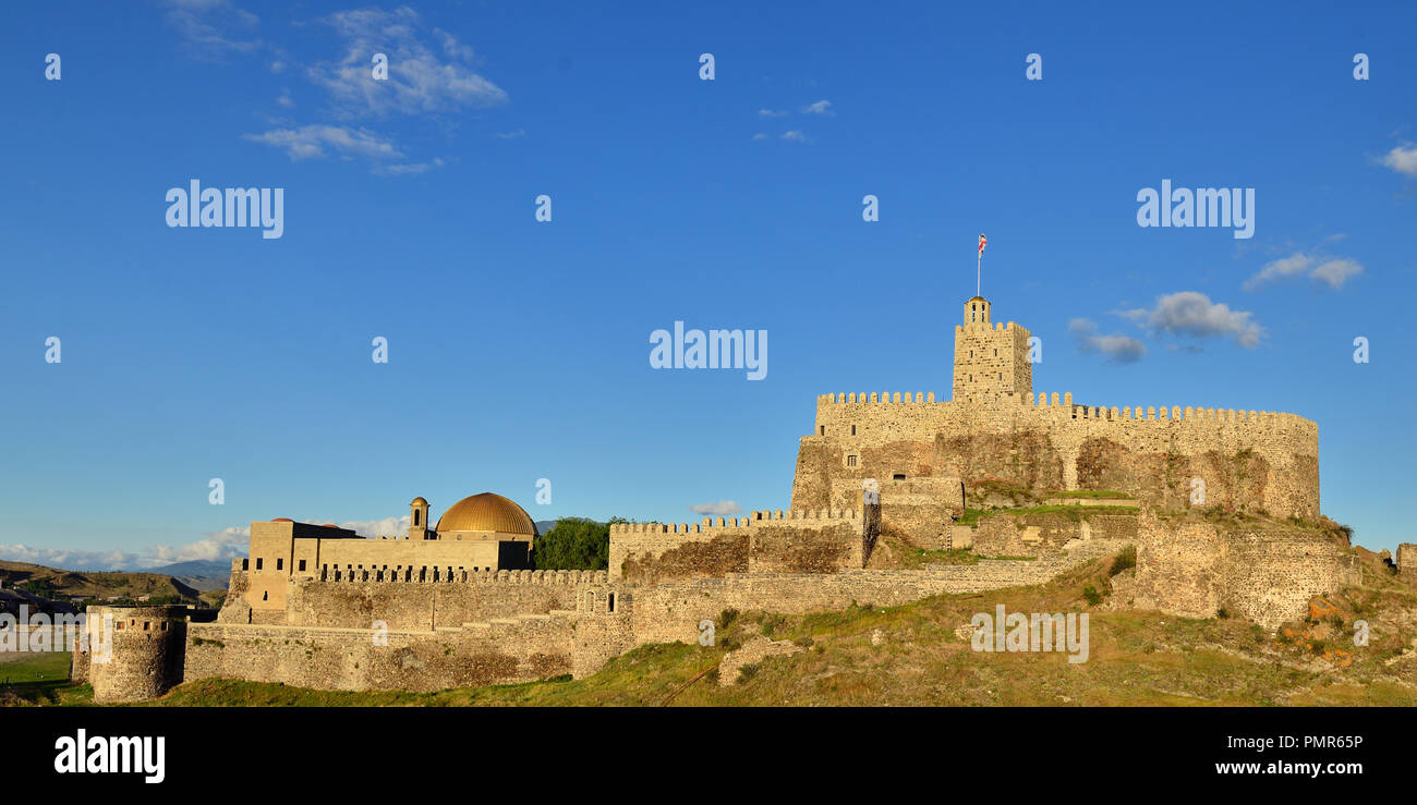Georgien, Blick auf Rabati Burgen, Festung in Akhaltsikhe, Stockfoto