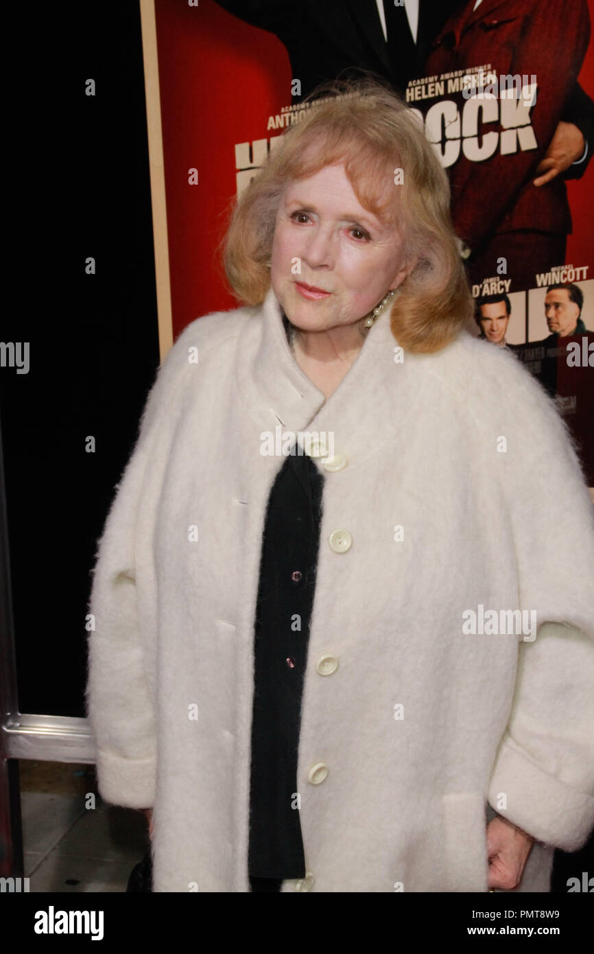 Piper Laurie bei der Premiere von "hitchcock". Ankunft an der Samuel Godwyn Theater in Beverly Hills, CA, 21. November 2012 statt. Foto von Joe Martinez/PictureLux Stockfoto
