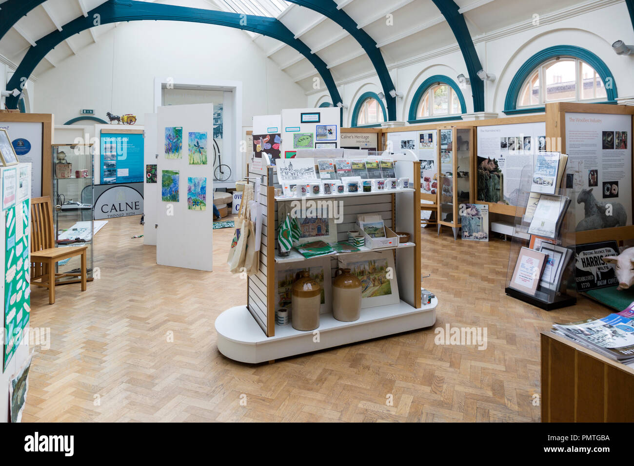 Calne Heritage Center Museum, Erbe Viertel, Calne, Wiltshire, England, Großbritannien Stockfoto