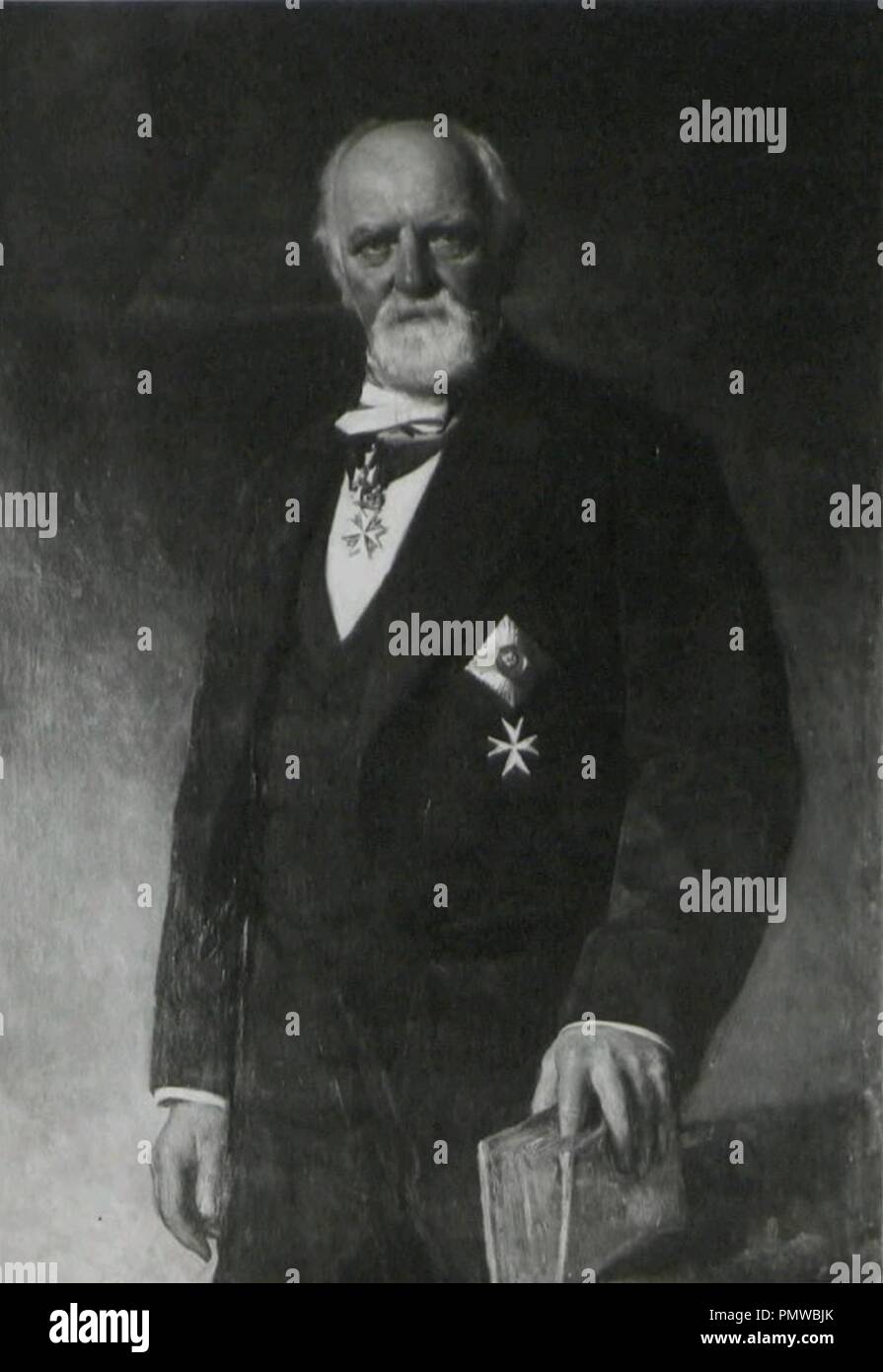 Moritz von Blanckenburg, (1815-1888). Stockfoto