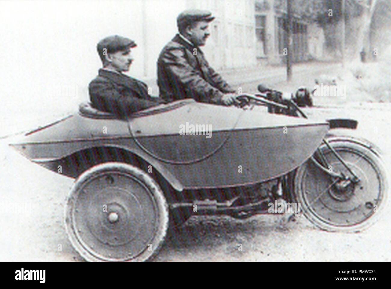 Bleriot 500 cc tweecilinder 1919. Stockfoto