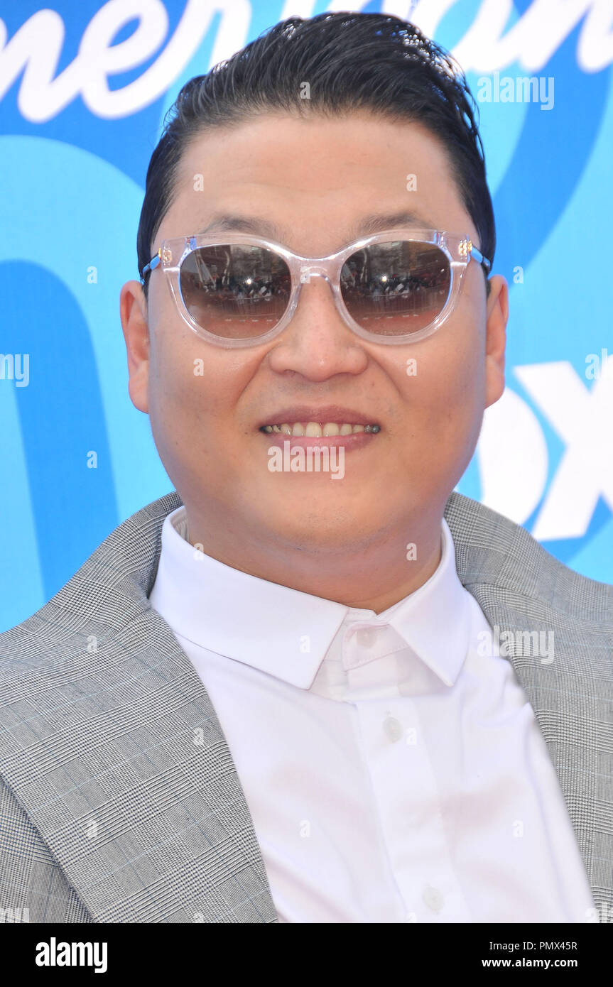 Psy am American Idol Season 12 Finale im Nokia Theater LA Live in Los Angeles, CA. Die Veranstaltung fand am Donnerstag, den 16. Mai 2013 statt. Foto von PRPP PRPP/PictureLux Datei Referenz # 31962 059 PRPP 01 nur für redaktionelle Verwendung - Alle Rechte vorbehalten Stockfoto