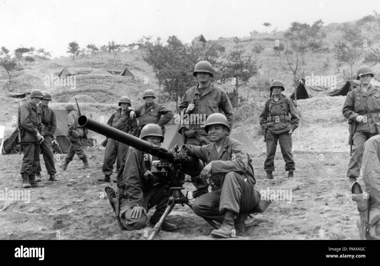US Infanterie Korea Krieg 1951 Stockfoto
