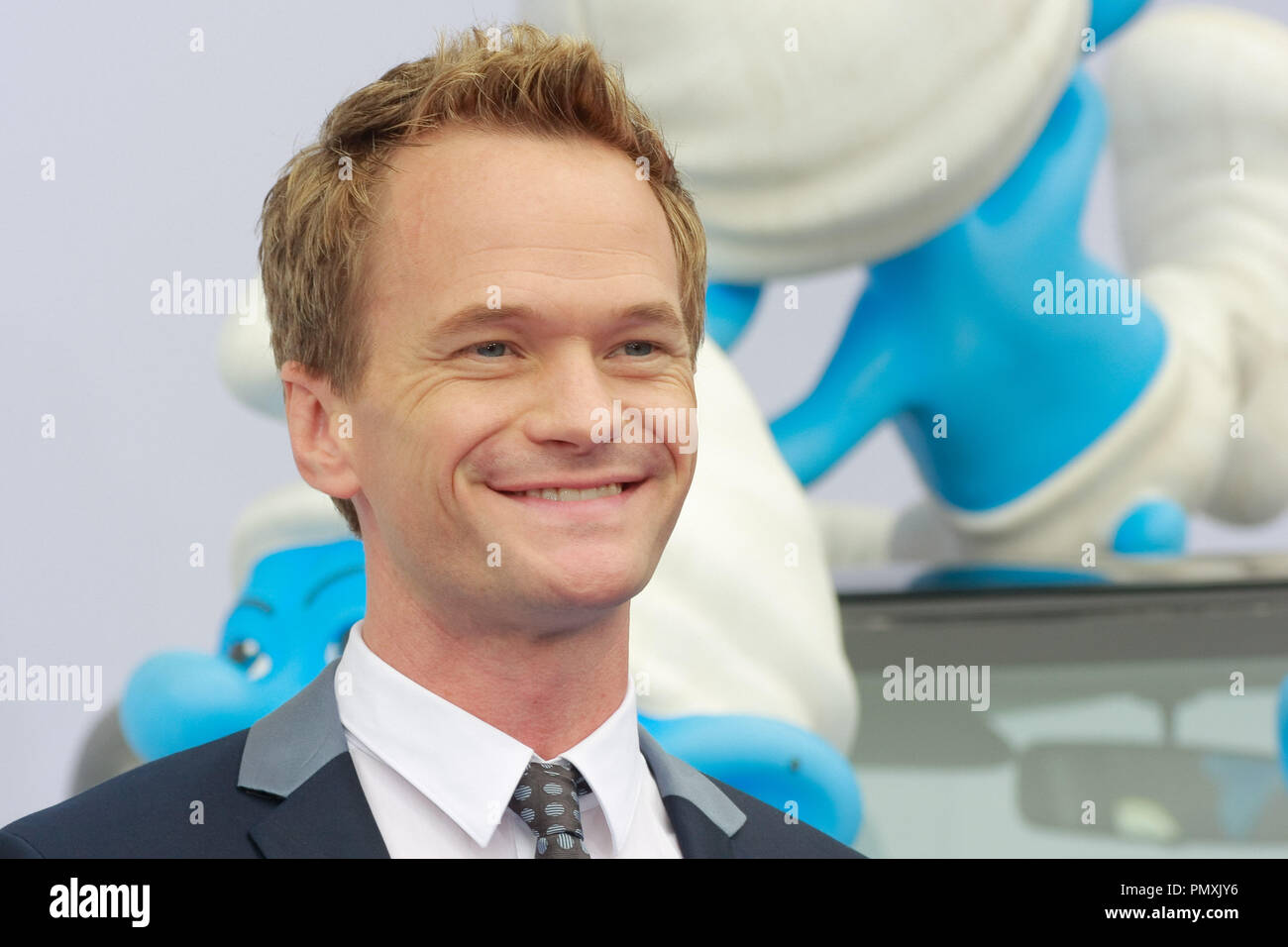 Neil Patrick Harris bei der Premiere von Columbia Pictures und Sony Pictures Animation "Die Schlümpfe 2'. Ankunft im Regency Dorf Theater in Westwood, CA, 28. Juli 2013 statt. Foto von Joe Martinez/PictureLux Stockfoto