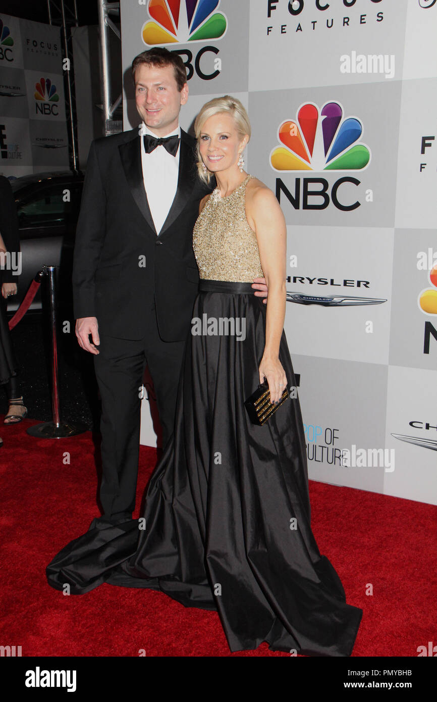 Daniel Christophr Allison, Monica Potter 12.01.2014 71. Annual Golden Globe Awards NBC/Universal After-Party im Beverly Hilton Hotel in Beverly Hills, Kalifornien Foto von Izumi Hasegawa statt / HollywoodNewsWire.net Stockfoto