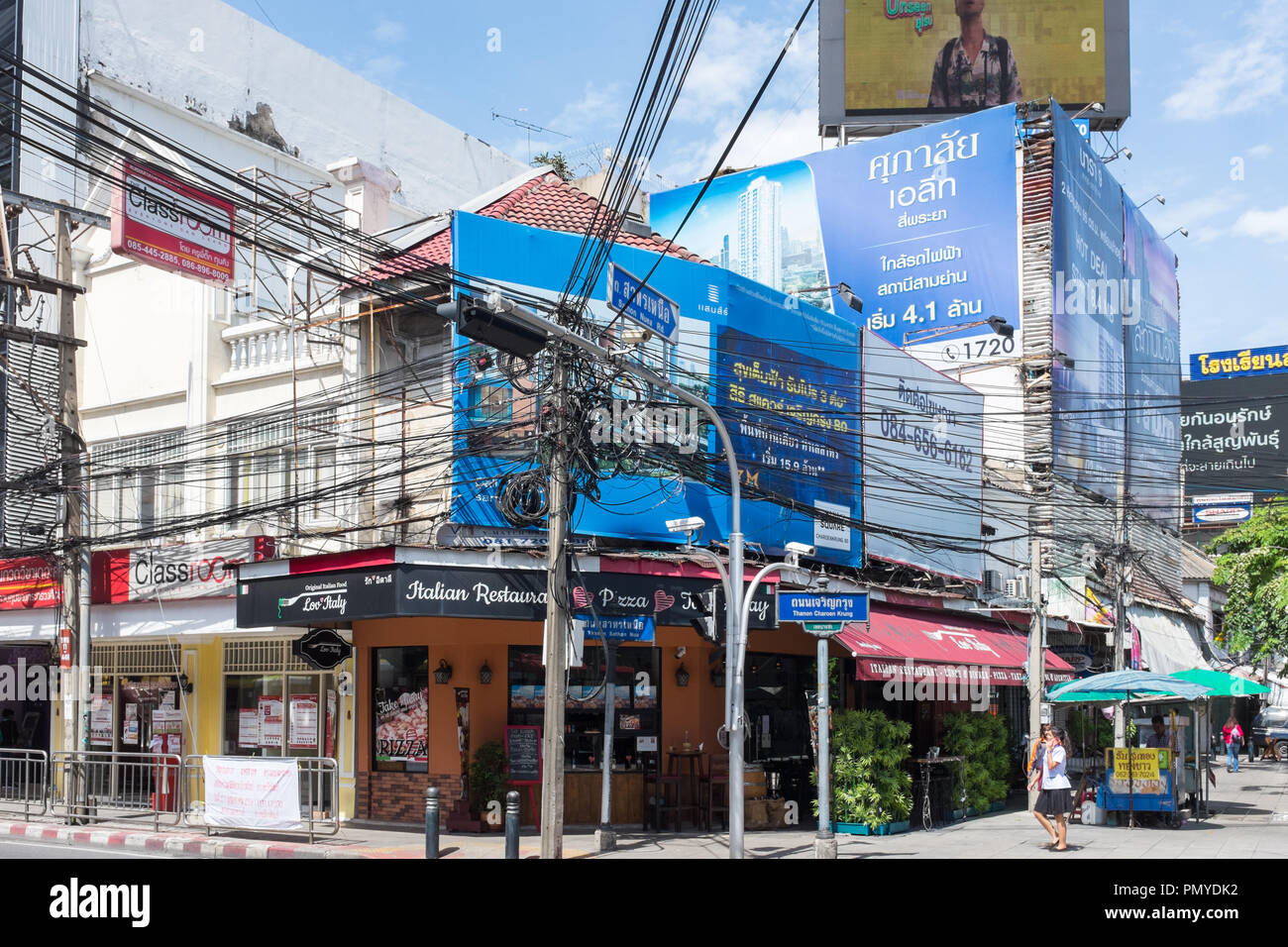 Kabel Bangkok Thailand Stockfotos Und Bilder Kaufen Alamy