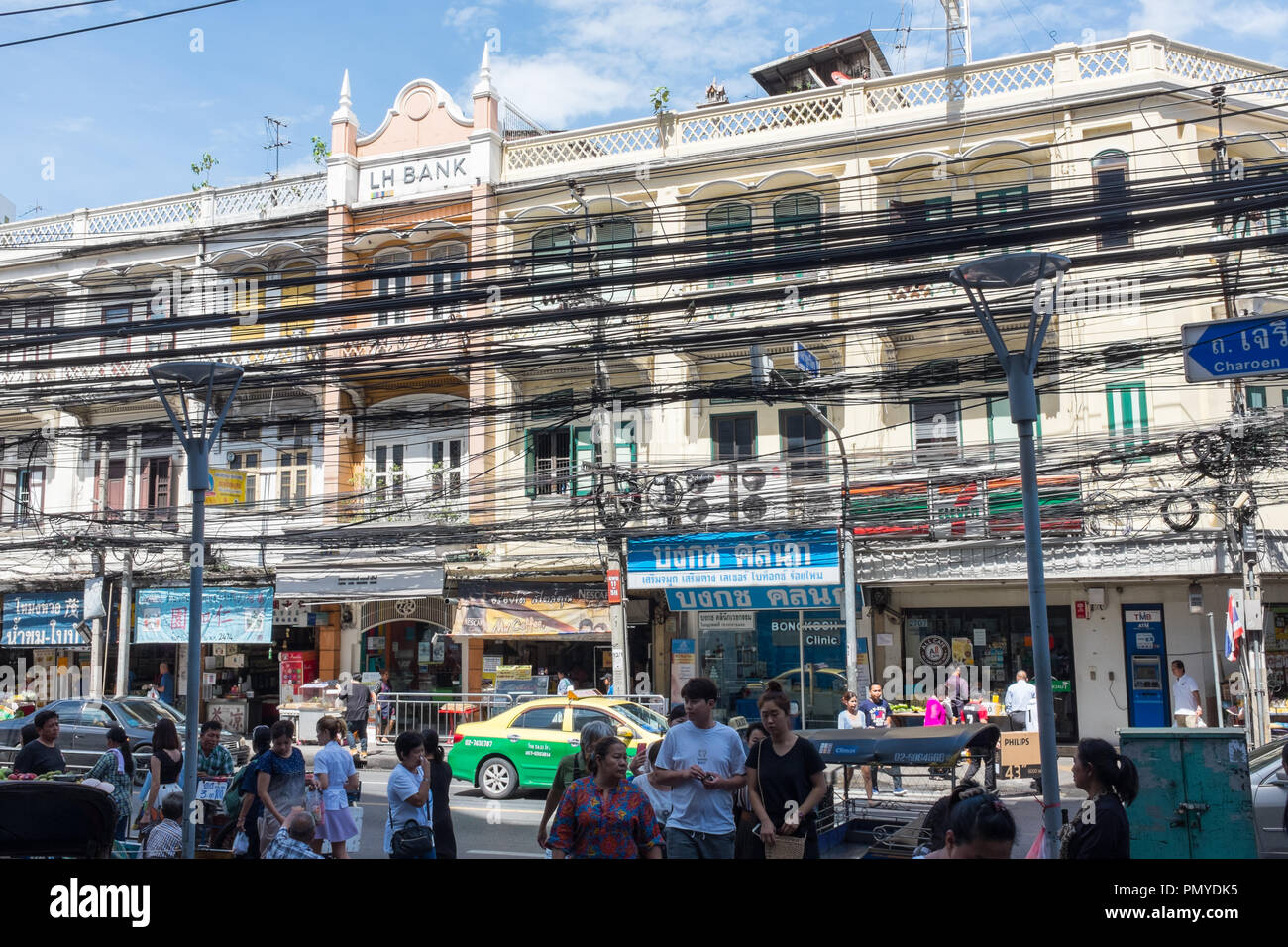 Kabel Bangkok Thailand Stockfotos Und Bilder Kaufen Alamy