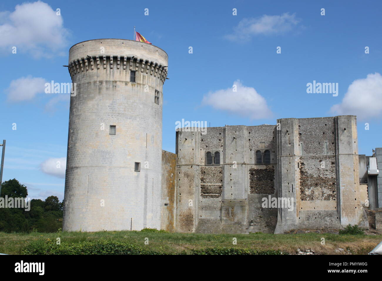 Schlösser Guillaume le Conquérant Stockfoto