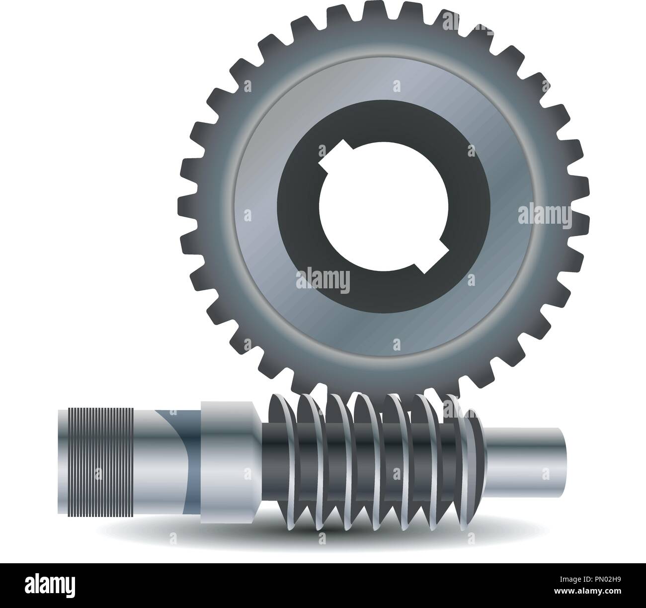 Stirnradgetriebe Stock-Vektorgrafiken kaufen - Alamy
