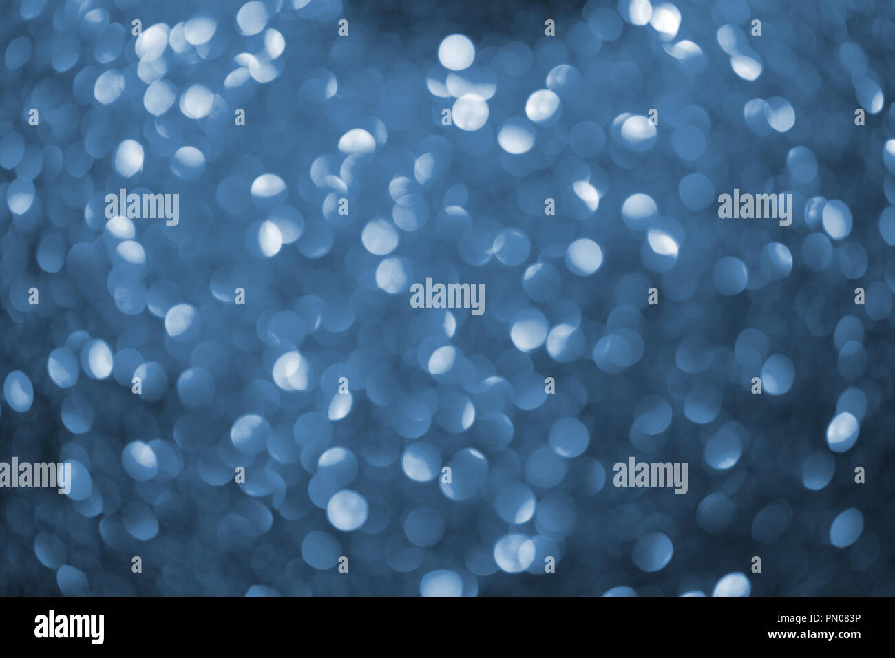 Abstrakte verschwommen Blau glitter Textur Stockfoto