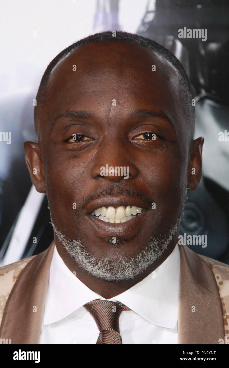Michael Kenneth Williams 02/10/2014 "Robocop" Premiere auf der TCL Chinese Theatre in Hollywood, CA Foto von kazuki Hirata/HNW/PictureLux gehalten Stockfoto