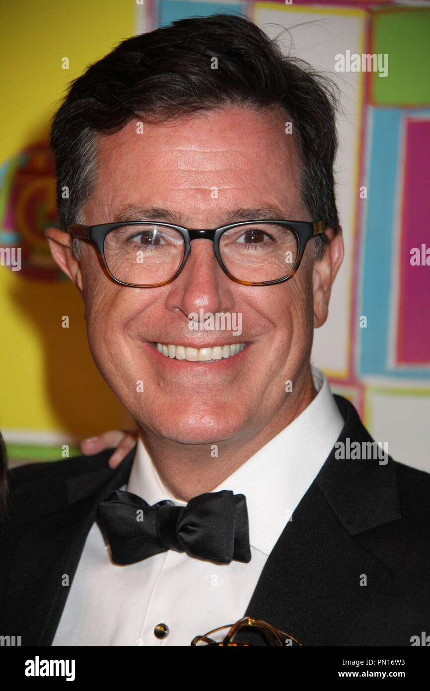 Stephen Colbert 08/25/2014 Die 66. jährlichen Primetime Emmy Awards HBO nach Partei gehalten an der Pacific Design Center in West Hollywood, CA Foto von Izumi Hasegawa/HNW/PictureLux Stockfoto