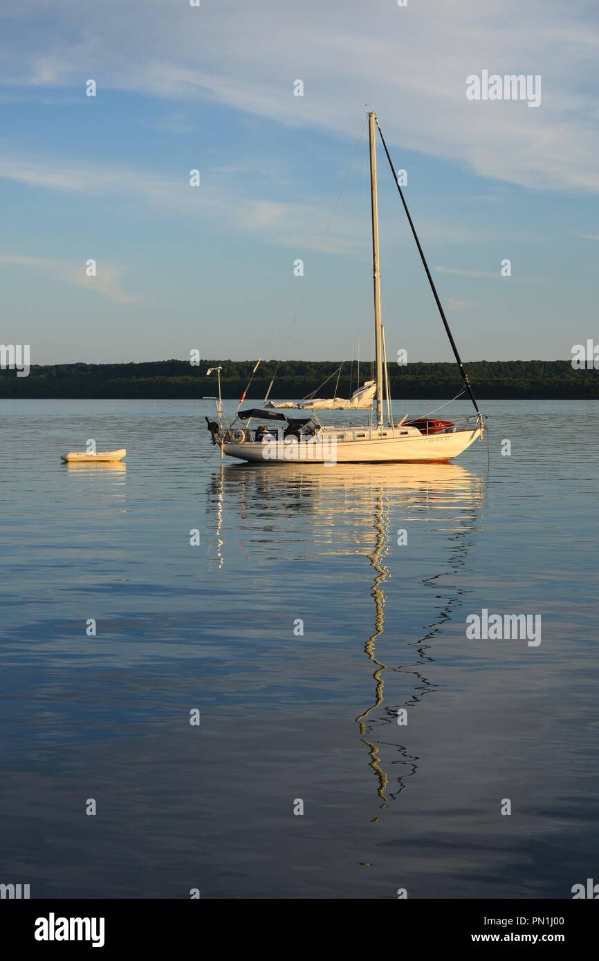 Am Haken, Hoffnung Insel, Georgian Bay, Ontario Stockfoto