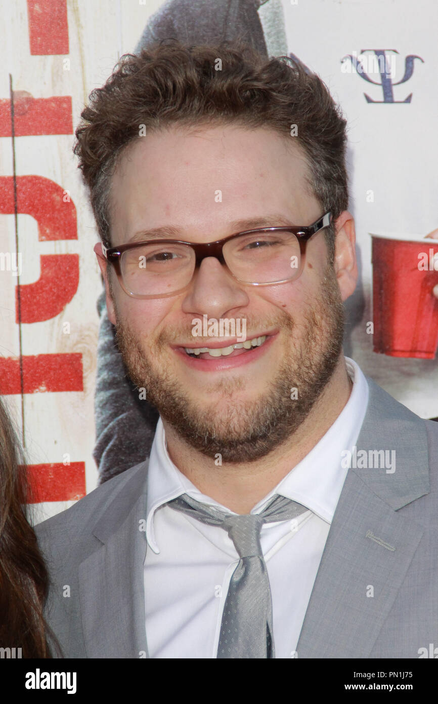 Seth Rogen am Universal Pictures Weltpremiere von "Nachbarn". Ankünfte am Regency Dorf Theater in Westwood, CA, 28. April 2014 statt. Foto von Joe Martinez/PictureLux Stockfoto
