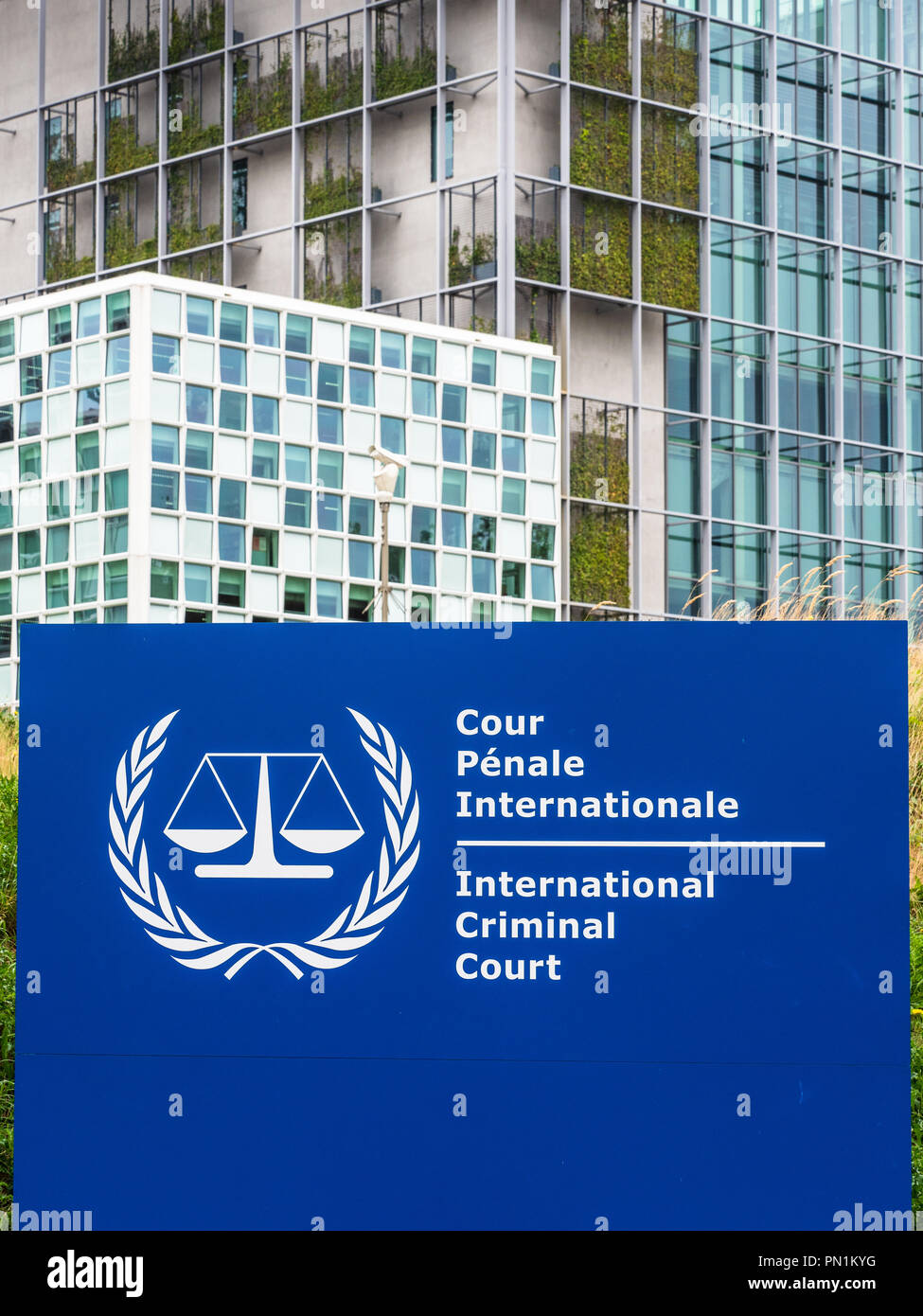 Internationaler Strafgerichtshof ICC in Den Haag Den Haag in den Niederlanden Stockfoto