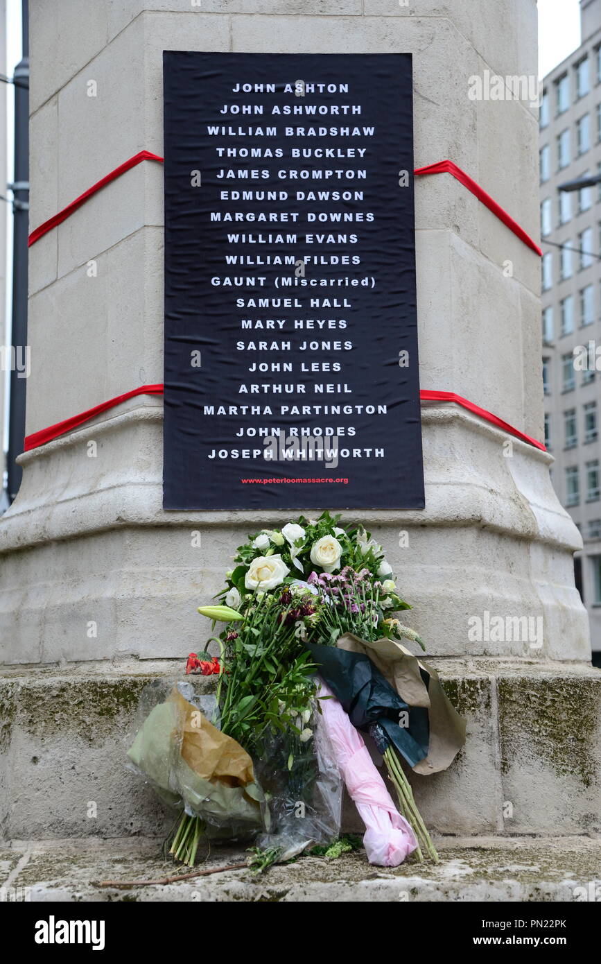 Peterloo Memorial Stockfoto