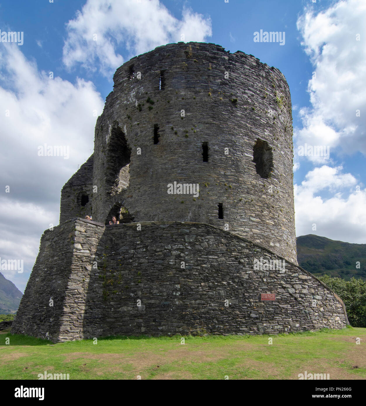 Dolbadarn Burg, Llanberis Stockfoto