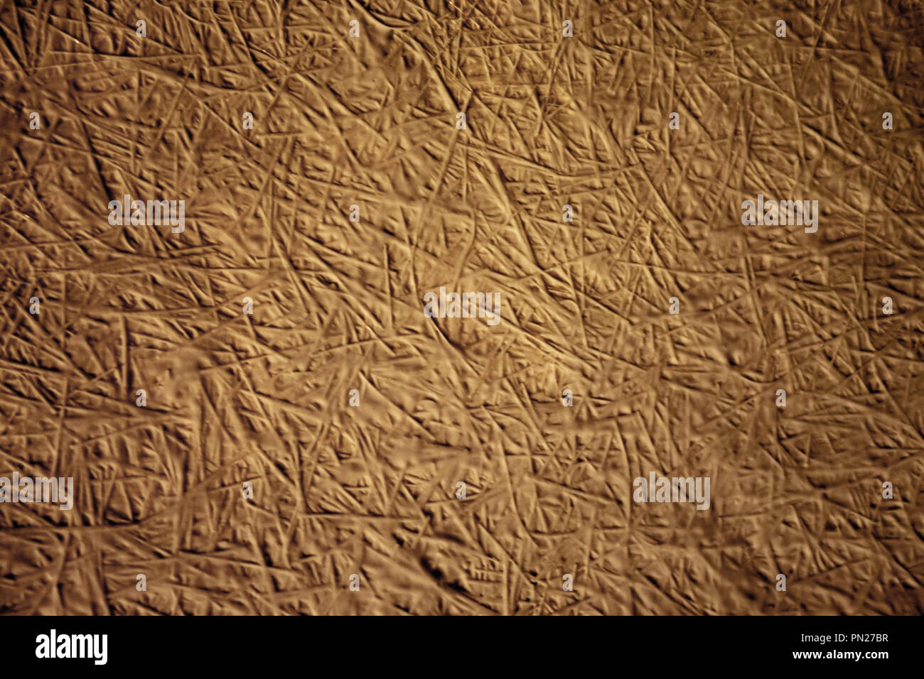Grün verstärkt Glas mit Crack. Für Textur oder Hintergrund. Stockfoto