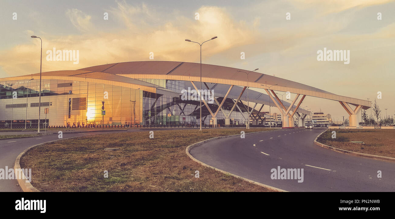 Internationales Neues Platov Flughafen Rostow-am-Don Russland September 5, 2018 Stockfoto
