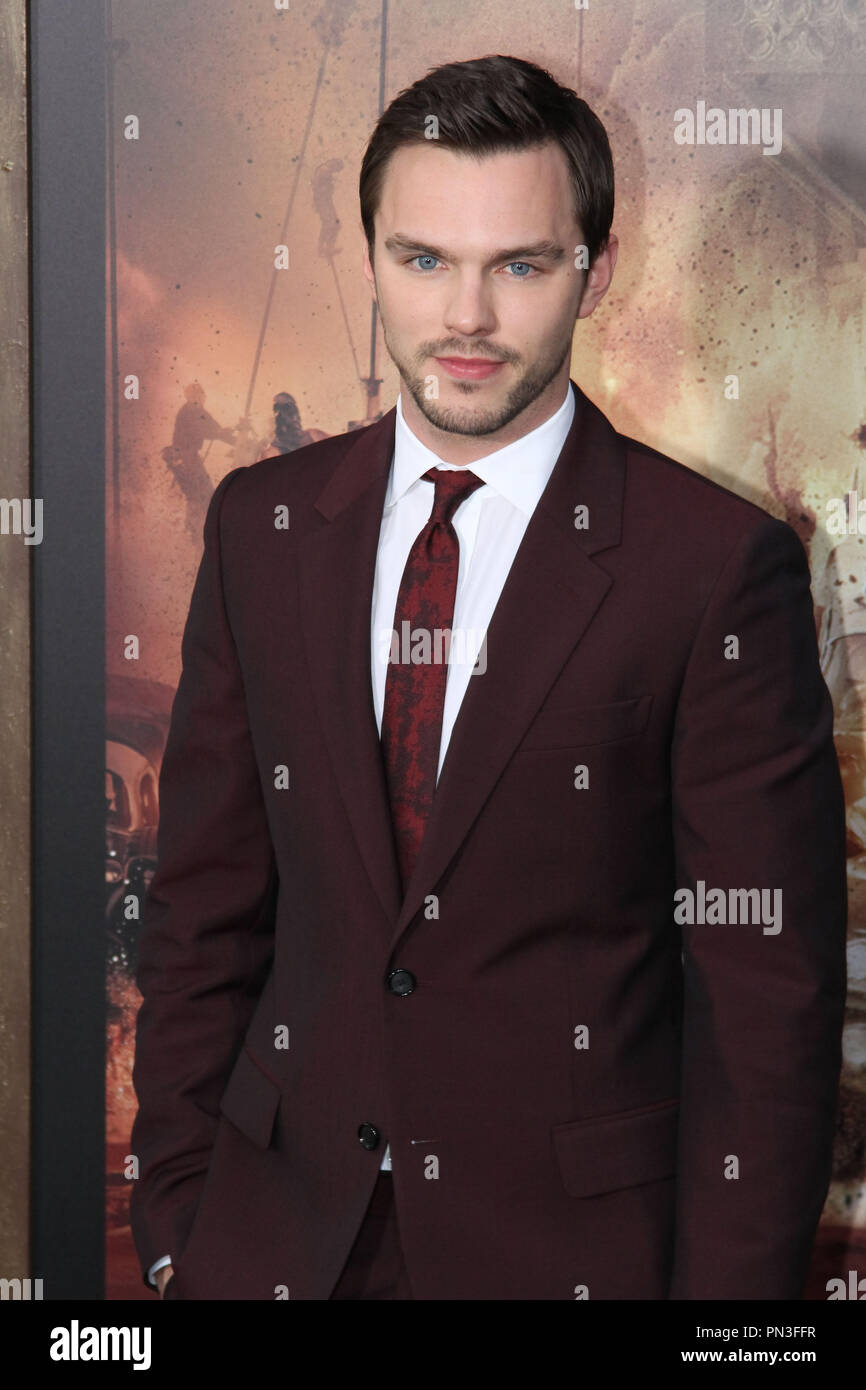 Nicholas Hoult an der Warner Bros. Bilder Premiere von 'Mad Max Fury Road". Gehalten an der TCL Chinese Theatre in Hollywood, CA, 7. Mai 2015. Foto: Richard Chavez/PictureLux Stockfoto