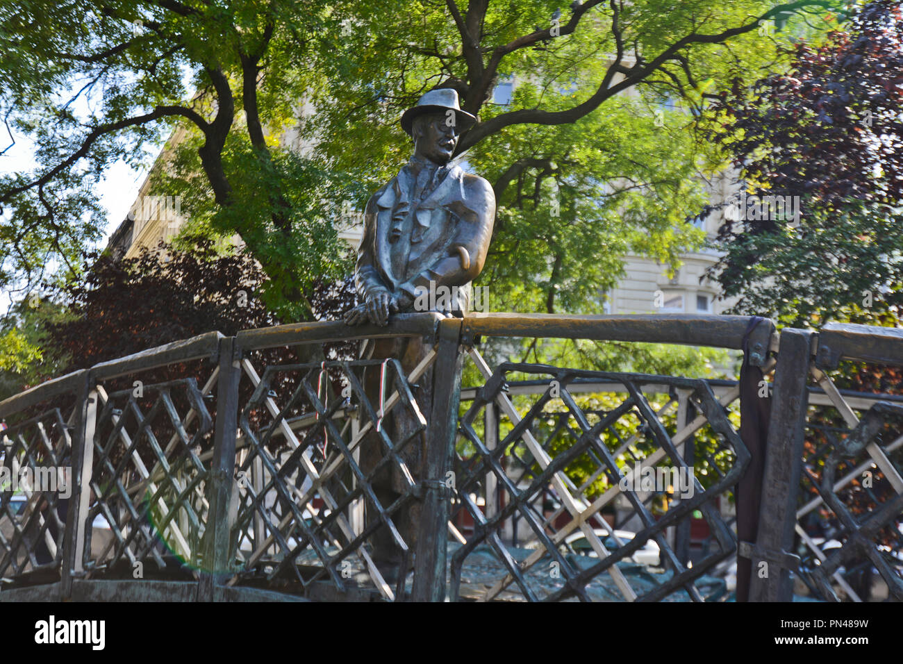 Szabadság Platz, Budapest, Ungarn Stockfoto