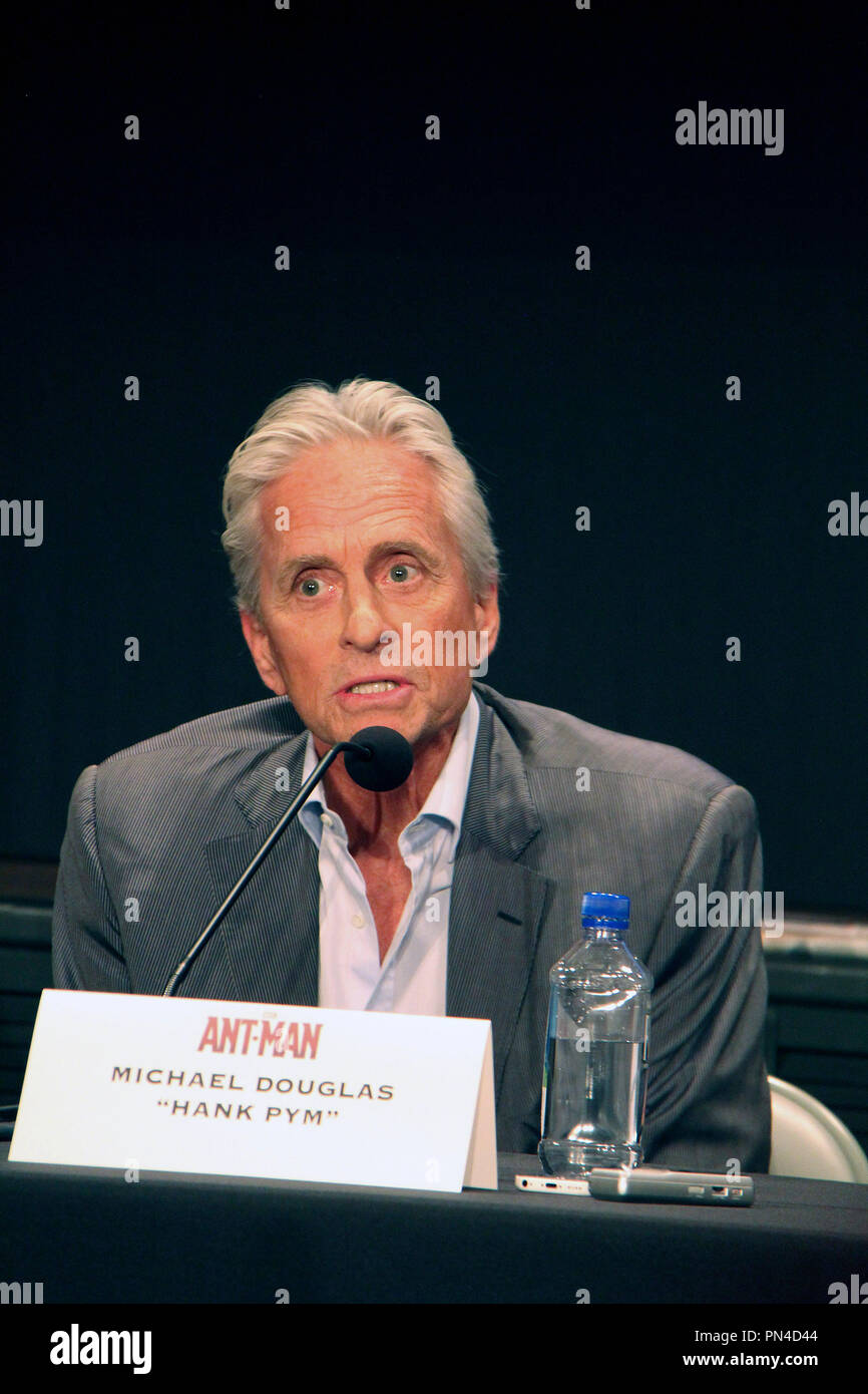 Michael Douglas 27.06.2015 "Ant-Man" Fototermin statt auf die Walt Disney Studios in Burbank, CA Foto von Izumi Hasegawa / HollywoodNewsWire.net Stockfoto