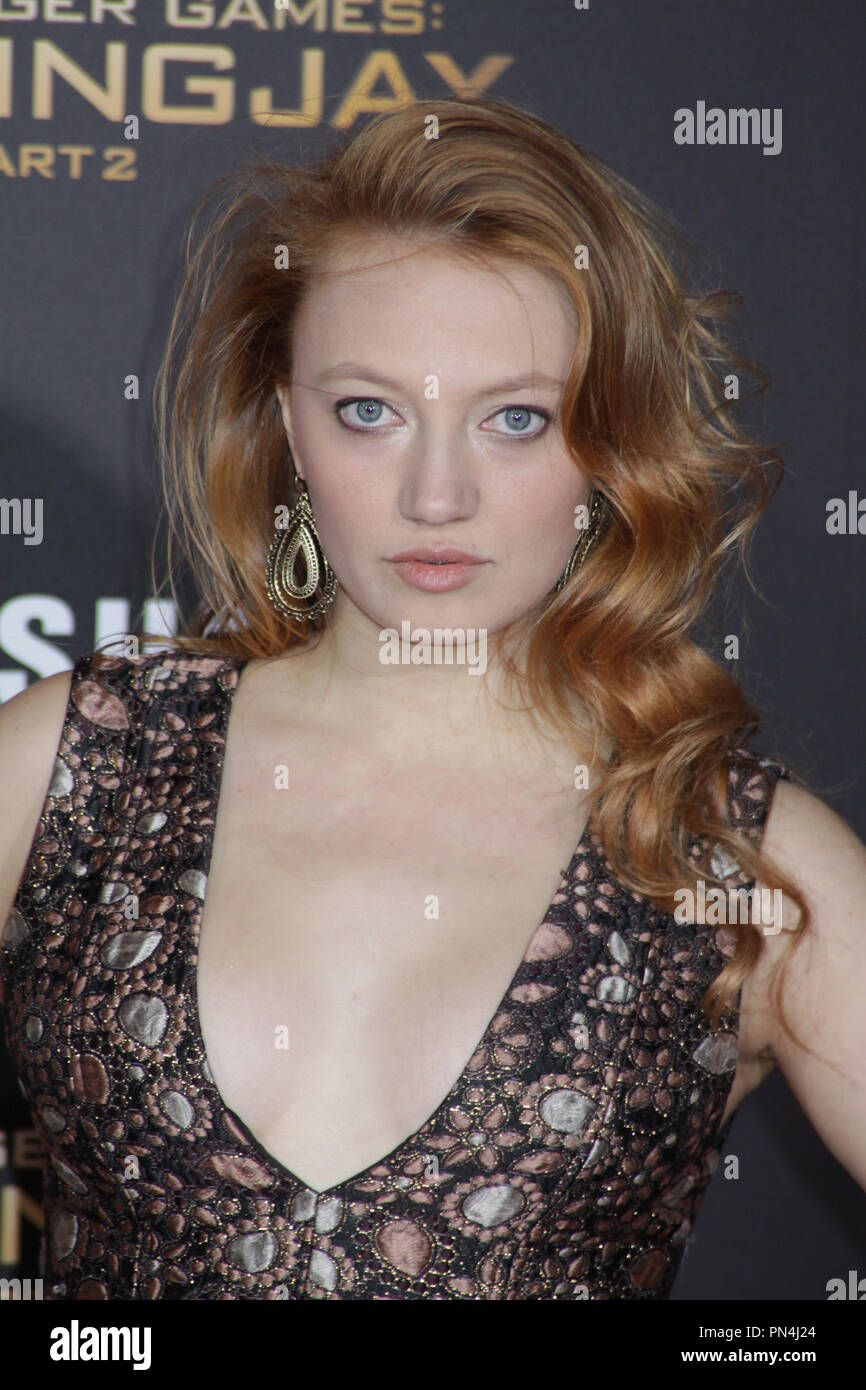 Jacqueline Emerson 11/16/2015 Los Angeles Premiere von "Der Hunger Games: mockingjay - Teil 2' bei Microsoft Theater in Los Angeles, CA Foto von Izumi Hasegawa/HNW/PictureLux Stockfoto